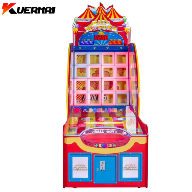 Coin Operated 4 Player Skill Game Redemption Ticket for Machine with English Support Metal for Game Center