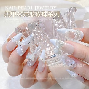 Perles acryliques papillon nacrées gaufrées petite taille pour la fabrication de bijoux DIY, accessoires Printemps 2025, origine Chaozhou - Product Image 4