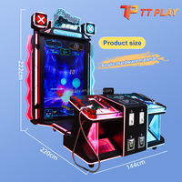 Machine de jeu d'arcade de tir à deux joueurs, à monnayeur, écran 65 pouces, en métal et plastique, pour centre de jeux intérieur, version anglaise
