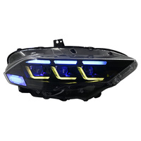 Feux de voiture JSL, phares LED, projecteur, feux de jour, accessoires automobiles pour Ford Mustang RGB 2018-2022