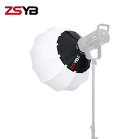 Kit d'Éclairage de Studio Photo ZSYB 3 Lumières, Diffuseur de Flash d'Appareil Photo avec Boîte à Lumière