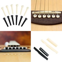 34Pcs Guitar Accessory Kit Guitar Picks Transposition Clamp Acoustic Guitar Strings Bridge Pins Bone Strings