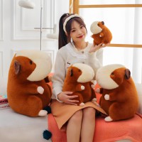 Nouvelle Peluche Capybara Populaire sur Internet, en Flanelle et Coton PP, Mignonne Poupée en Tissu, Coussin, Cadeau Unisexe pour Enfants