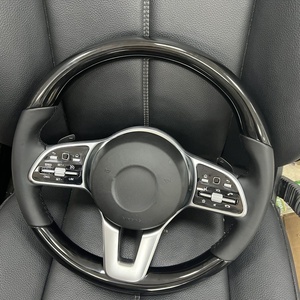 Adecuado para la actualización del volante del <span class=keywords><strong>Mercedes</strong></span>-<span class=keywords><strong>Benz</strong></span> Clase S W221 y la actualización de la moldura de madera W222, S320, S350, S300 y S400. - Product Image 2