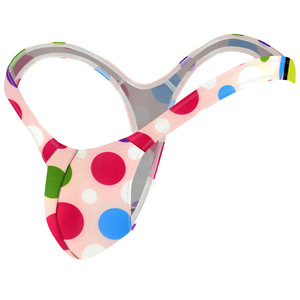 Sous-vêtements érotiques pour hommes avec <span class=keywords><strong>string</strong></span> et pantalon en tissu imprimé oiseaux colorés - Product Image 5
