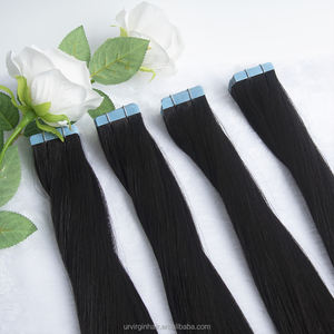 Extensions de cheveux humains en ruban adhésif Yuanzhen, cheveux humains russes naturels, cuticule complète, super double trame, Remy - Product Image 3