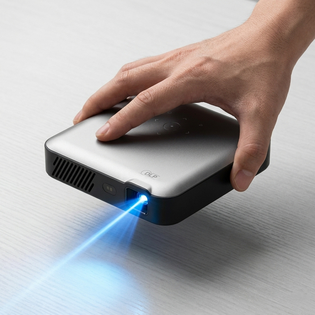 Outdoor S360 Portable 1080P 4K Android 13 Mini Projector Battery Auto Focus WiFi 6 DLP Technology 200 Lumens 3D Support Built-in