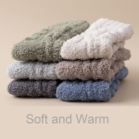 En stock, chaussettes chaudes, douillettes et moelleuses pour le couchage, couleur unie, logo personnalisé pour hommes, chaussettes pelucheuses, chaussettes à tube moyen