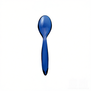 Cuillères à œufs Gnali & Zani Pico, lot de 6, en verre bleu, ustensiles pour servir le petit-déjeuner - Product Image 2
