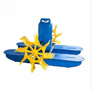 Hot Selling Type 2hp 6 Impeller Paddle Wheel Aerator Floating Surface Aerator in India
