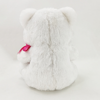 Pull ours en peluche peluche câlin coeur ours habillage poupée mignonne fête des mères cadeau poupée avec motif rose personnalisé