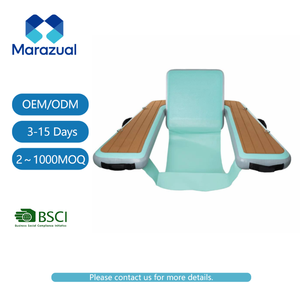 Chaise longue flottante gonflable pour l'eau, canapé flottant avec dossier pour piscine, <span class=keywords><strong>radeau</strong></span> de loisirs pour adultes - Product Image 1