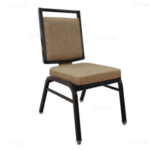 Sillas de banquete de hotel de nuevo diseño, sillas de reunión de hotel de aluminio o acero con respaldo Rockable - Product Image 2