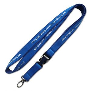 OEM Custom Logo Printed RPET Badge Holder <b>Lanyard</b> with Custom Color Eco-Friendly Durable <b>Polyester</b> Sublimation Digital Printing - Product Image 5