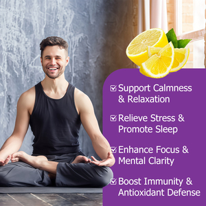 Best Seller Gaba L Theanine Liquid Drops Relax Tense Muscles and Relieve <b>Physical</b> Fatigue Immune Support Antioxidant Protection - Product Image 3