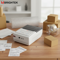 Imprimante thermique mobile portable Brightek WH-M01 Noir et blanc Format de papier 58 mm Batterie 1200 mAh En stock