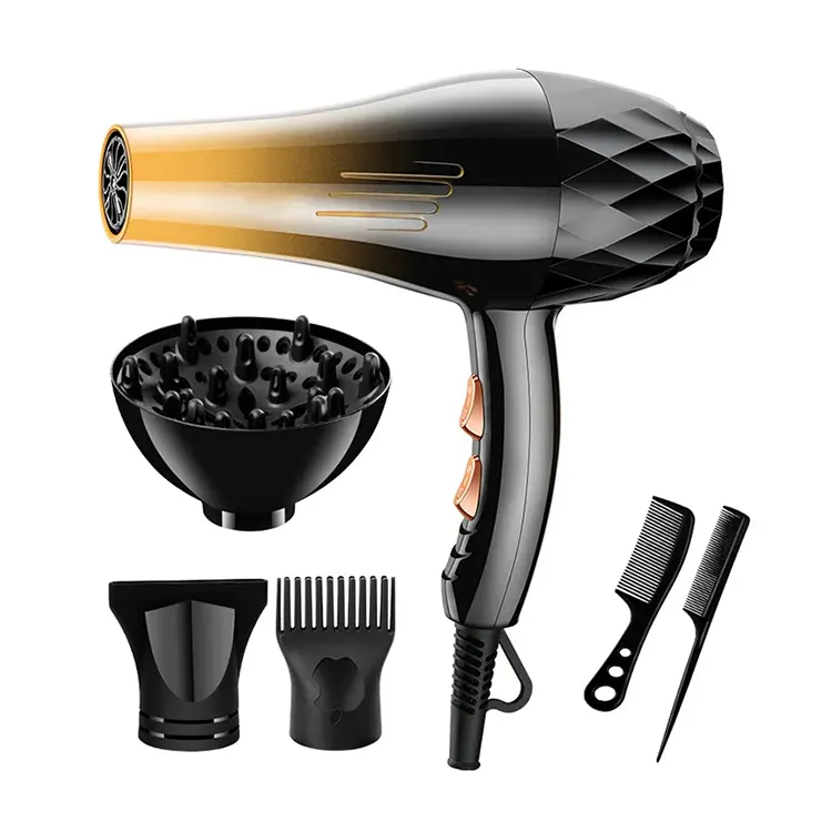 Secador de cabelo portátil de secagem rápida e forte, motor ac profissional, equipamento de salão de beleza, secador de cabelo