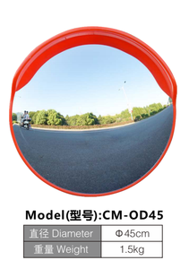 Miroir convexe de sécurité à large visibilité pour l'extérieur, les intersections routières, les virages, anti-collision pour allées, garages et surveillance intérieure - Product Image 2
