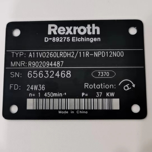 A11VLO  A11VLO190 A11VLO130 A11VLO145 A11VLO260DRS/11R-NZD12N00 Bomba Hidráulica de Pistones Axiales Variables - Product Image 3