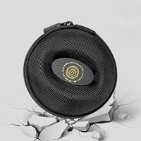 Étui de montre personnalisé en cuir imperméable, en fibre de carbone rigide, en EVA, avec pochette portable et rangement intérieur en velours