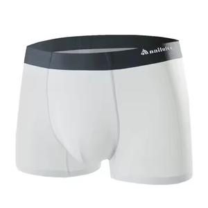 Venta al por mayor de Bóxers para hombre, ropa interior <span class=keywords><strong>s</strong></span>ólida informal, alta calidad, estiramiento, comodidad, sin costuras, bóxers de talla grande, logotipo personalizado, color - Product Image 5