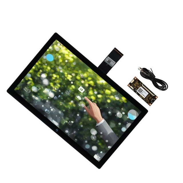 27 Inch Waterproof Open Frame Capacitive Touch Screen Panel I2C/USB/RS232 Interface Waterproof Gloves Touch New Business Linux