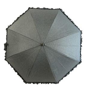 Paraguas de Golf Grande de Doble Uso, Resistente a Tormentas y Lluvia, con Mango Largo de Bambú de 8 Varillas y Logotipo con Impresión UV - Product Image 4