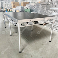 Plateforme de scène LiteDeck Megadecks en aluminium robuste à hauteur réglable avec certification TUV KKMARK pour les tournées de concerts