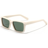 Lunettes de soleil de style italien, design original OEM, protection solaire extérieure, verres TAC, acétate de haute qualité, lunettes de soleil carrées personnalisées