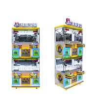 Mesin Cakar Mini Koin Arcade yang Dapat Disesuaikan Warna dan Desainnya, dengan Konstruksi Logam dan Garansi 1 Tahun