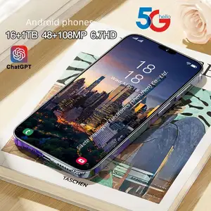 Çin ucuz samaung telefonları i15 yeni cep telefonu 2023 3 in 1 kablosuz şarj manyetik katlanabilir şarj