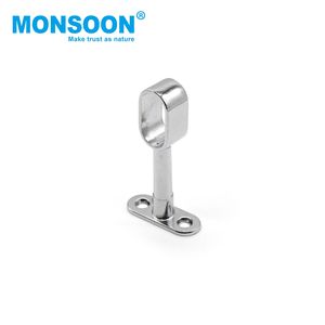 Soporte Moderno y Sencillo para Barra de Armario, Soporte Ovalado de Aleación de Zinc de Alta Resistencia para Ropa en Armarios - Product Image 2