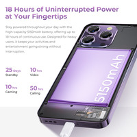 Teléfono Inteligente Oukitel P1 de 6.7" FHD+ AMOLED MTK G99 8GB+256GB Batería de 5150mAh Versión Global 4G Smartphone Android con NFC