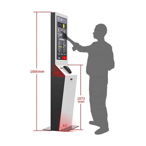 Floor Standing Android 32 Inch Interactive <strong>Check</strong> in Queue Ticket Dispenser Self Service Ticket Kiosk <strong>Machine</strong> - Product Image 2