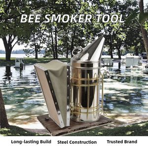 工場直販 新品 ステンレス製 蜂の燻煙器 多機能養蜂ツール - Product Image 2