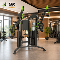 Máquina de entrenamiento funcional SK, venta al por mayor directa de fábrica, OEM ODM, máquina de cable con pila de pesas de 160 kg para proyectos de gimnasios comerciales