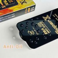Pour iphone 16 Pro Max S21 S24 Anti Statique Esd Super X Protecteur D'écran En Verre Trempé
