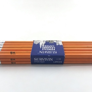 Crayon HB en bois jaune en gros avec gomme intégrée, qualité supérieure, 7 pouces, personnalisable avec logo pour étudiants - Product Image 4
