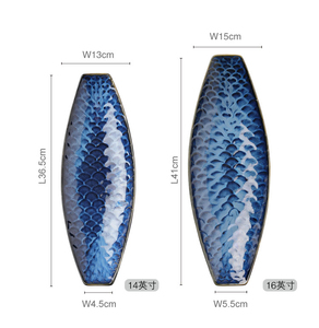 Creativo vajilla placa de horno grande cambio de cerámica plato de pescado, pescado al vapor, placa de alta-<span class=keywords><strong>restaurante</strong></span> - Product Image 6