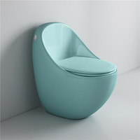 Nouveauté Inodoro couleur articles sanitaires ronds salle de bain placard à eau cuvette de toilette en céramique toilettes une pièce
