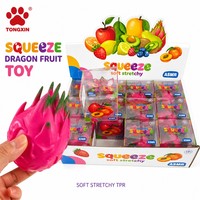 Jouet Squishy TONGXIN Fruit du Dragon en TPR, Doux, Extensible, Géant, Fruits Squishy, Jouet à Presser, Vente en Gros, OEM
