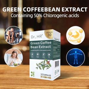 Yeşil Kahve Ekstresi Kapsülleri Klorojenik Asit Kilo Yönetimi Metabolizma Hızlandırıcı Stimüle Edici Olmayan Diyet Takviyesi Kapsül - Product Image 4