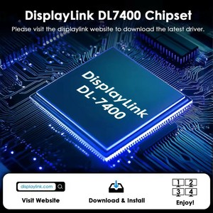 Adaptador de Pantalla Universal WAVLINK 4 en 1 <span class=keywords><strong>DisplayLink</strong></span> DL7400 4K 120Hz/8K Tipo C de Aleación de Aluminio - Product Image 2