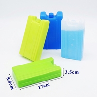 Vente en gros usine – Blocs réfrigérants portables rectangulaires bleus de 400 ml en polyéthylène haute densité de qualité alimentaire pour boîtes de stockage frigorifique