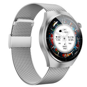 Reloj Inteligente EDS SK7Mini con Correa de Acero Plateado, Llamadas por Bluetooth, Monitoreo de Salud, Modo Multideportivo, Salud Femenina, Batería de Larga Duración - Product Image 3