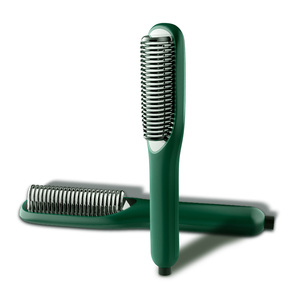 Hair Hot <b>Comb</b> Auto Power Off NTC Sensor 3 <b>Heat</b> Levels Different Hair Textures Safe Styling Straightening Brush Tool Device Home - Product Image 1
