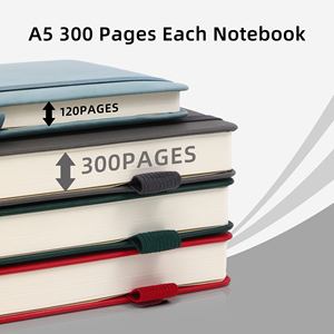 Cuaderno rojo de piel sintética con banda elástica y logotipo personalizado A5 al por mayor, cuaderno impreso de tapa dura, diario, cuaderno de piel sintética 150 - Product Image 3