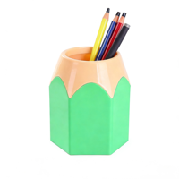 Porte-stylos rond professionnel, organisateur de bureau, boîte de rangement de papeterie, conteneur de stylos en plastique multicolore pour l'école