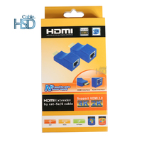 Prix Usine - Extenseur 4K 30m pour HDTV - Convertisseur RJ45 Cat5 Cat6 MI vers Câbles de Communication Haute Qualité