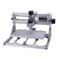 Kit de mini-routeur CNC 3 axes DIY, graveur laser, machine de découpe avec contrôle GRBL, moteur à broche unique, roulement, facile à utiliser